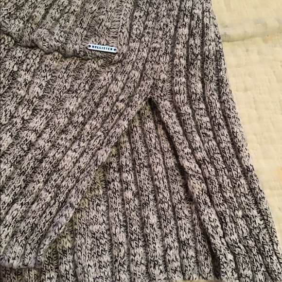 HOLLISTER black & white long unstructured cardigan. - Picture 8 of 10